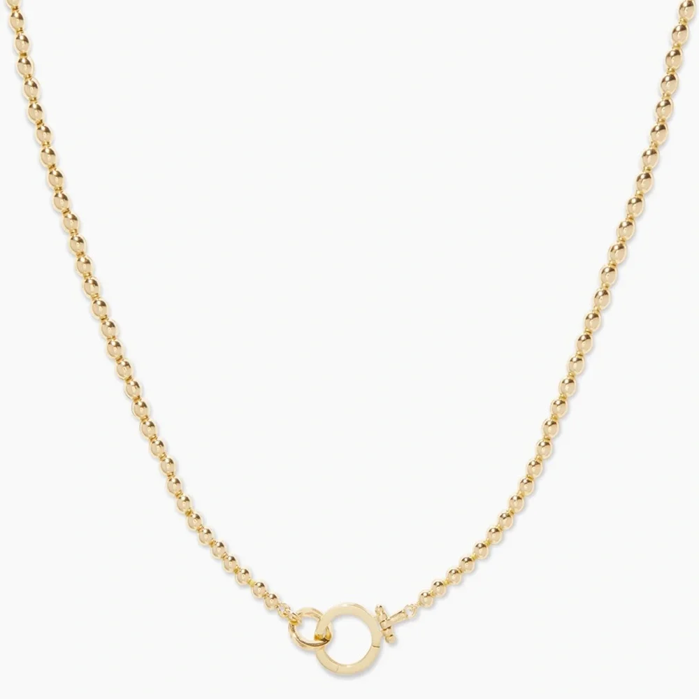 Gorjana Bead Necklace in Gold - Picture 2 of 4